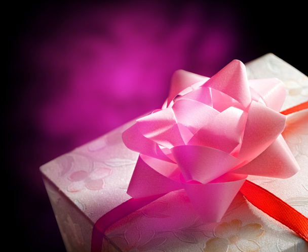 Gift box with a bow - Photo, Image