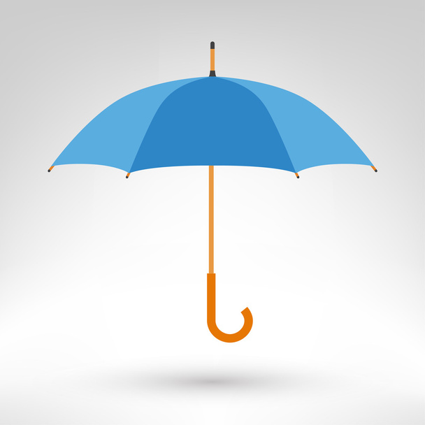 opened umbrella icon - Vetor, Imagem