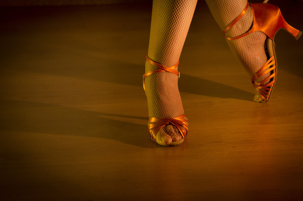 Latin woman dancing feet - Photo, Image