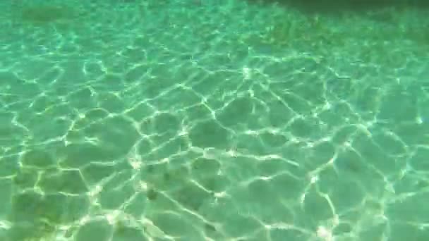 rays of  Sun on  sea floor - Footage, Video