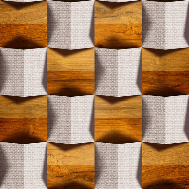 Motif abstrait de lambris - fond transparent - textures combinées
 - Photo, image