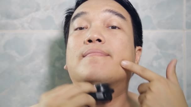 mutlu Asya adam tıraş sakal yüksek tanımlı video - Video, Çekim
