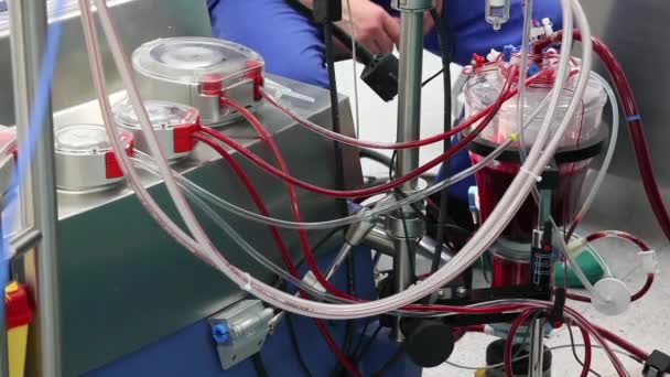 máquina de bypass do pulmão do coração HD 1080p
 - Filmagem, Vídeo
