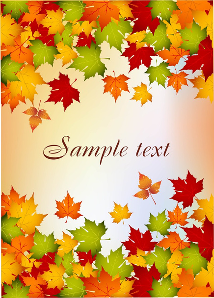 Fall background - Vector, Imagen
