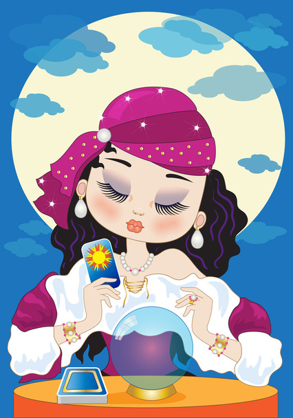 The Fortuneteller - Vector, Image
