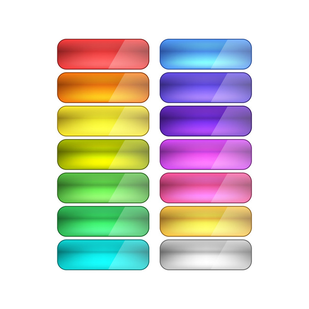 conjunto de botões web
 - Vetor, Imagem