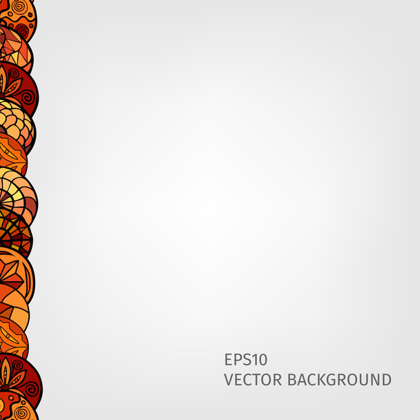 hand drawn ethnic background - Vektor, kép