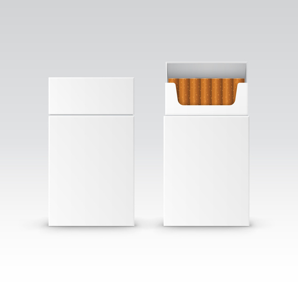 Vektori tyhjä pakkaus pakkaus laatikko savukkeita
 - Vektori, kuva