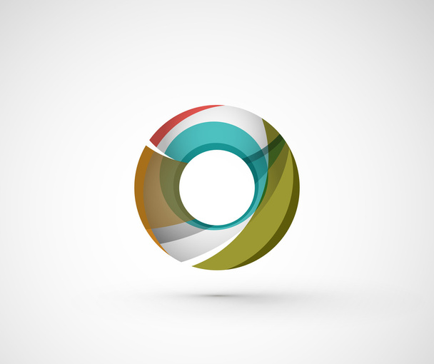abstraktní geometrická společnosti logo prstenec, - Vektor, obrázek