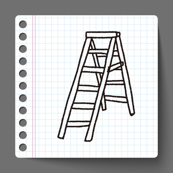 Escada doodle
 - Vetor, Imagem