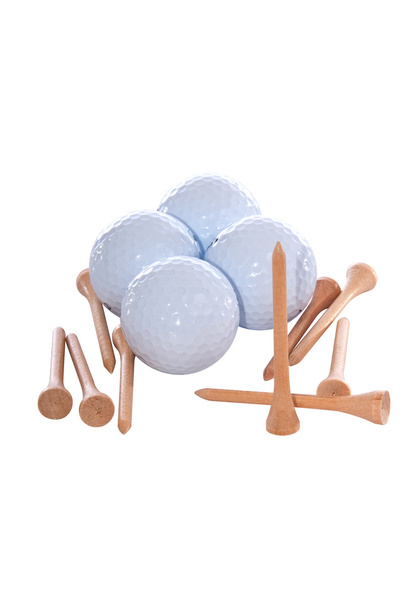 Golf Ball and Tees - Photo, Image