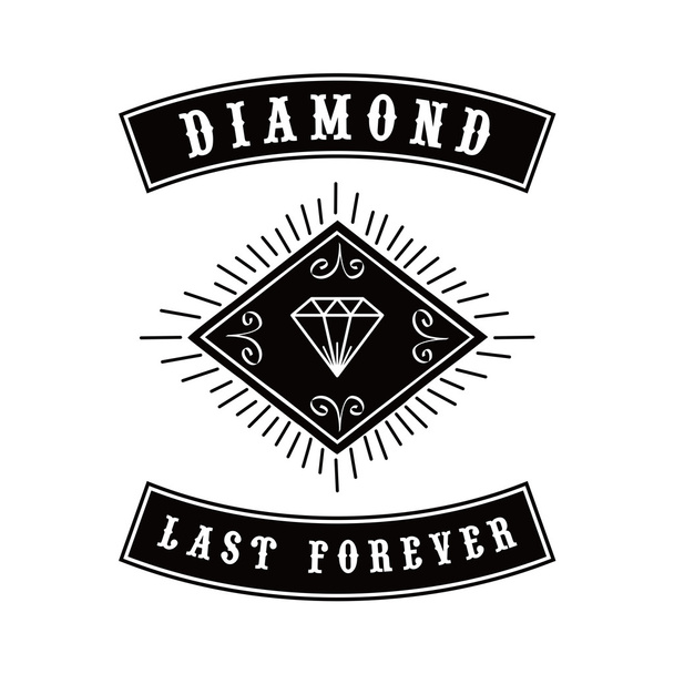 Ilustração de ícone de diamante
 - Vetor, Imagem
