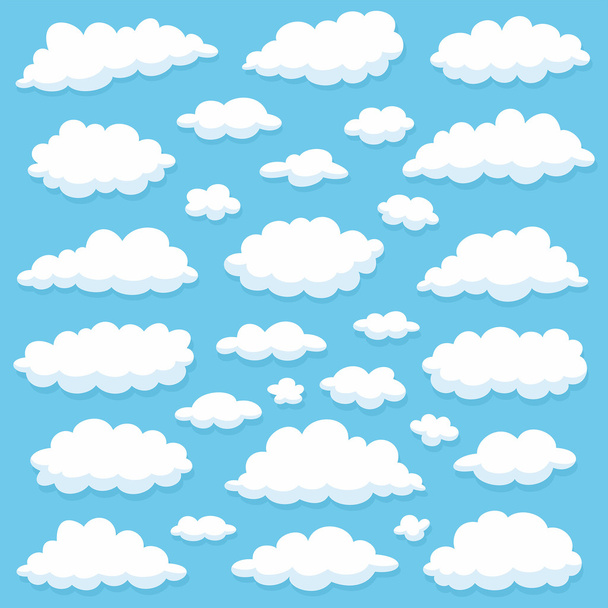 Wolken - Vector, afbeelding