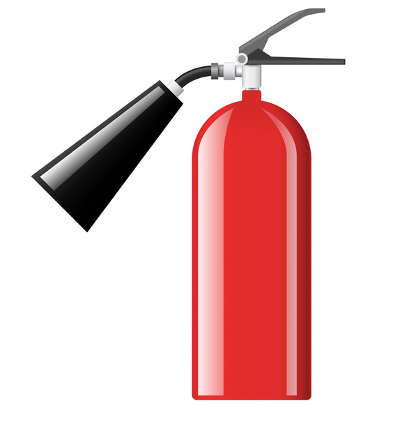 red fire extinguisher - Vektor, kép