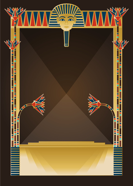 Egyptské zázemí a prvky návrhu - Vektor, obrázek