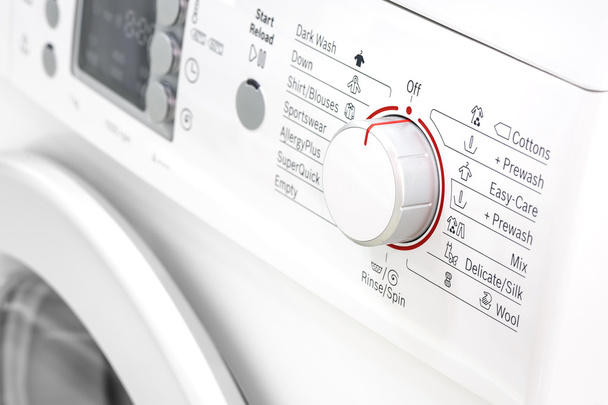 Çamaşırhane veya çamaşır makinesi closeup - Fotoğraf, Görsel