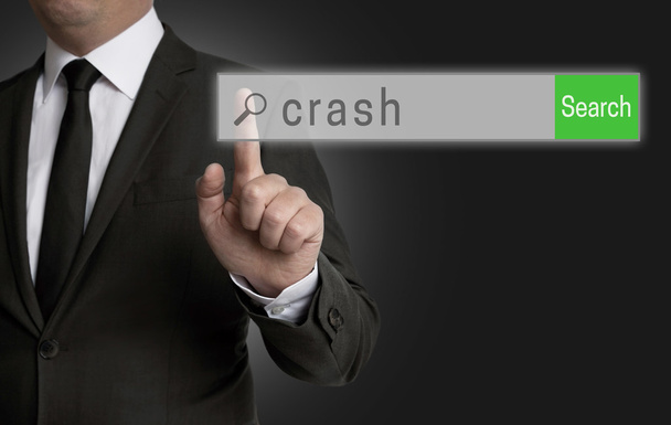 Crash navegador de Internet es operado por hombre de negocios
 - Foto, imagen