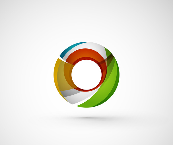 Abstract geometric company logo ring, - Vektor, obrázek