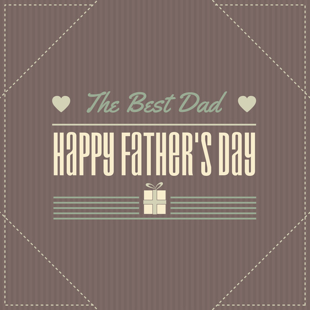 Vector Design of Happy Father's Day - Vector, Image