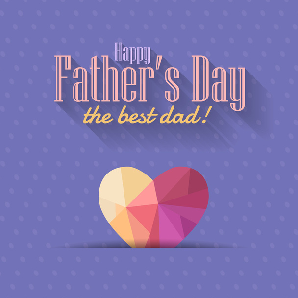 Happy Father's Day Vector Design. Announcement and Celebration Message Poster, Flyer - Vector, Image