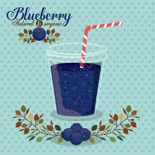 Blueberry Design  - Vektor, kép