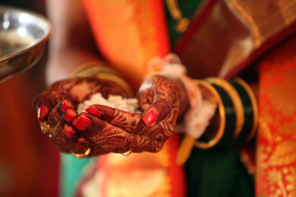 religieuze bruiloft ritueel - Foto, afbeelding