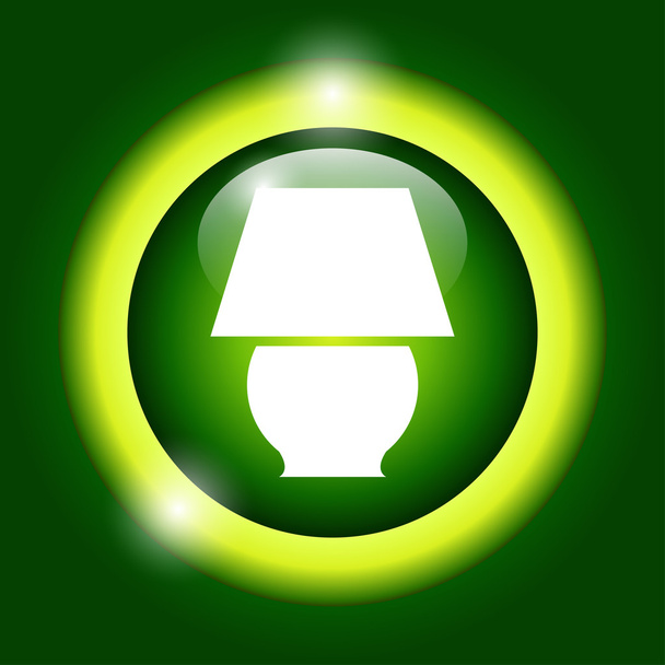 Ícone da lâmpada
 - Vetor, Imagem