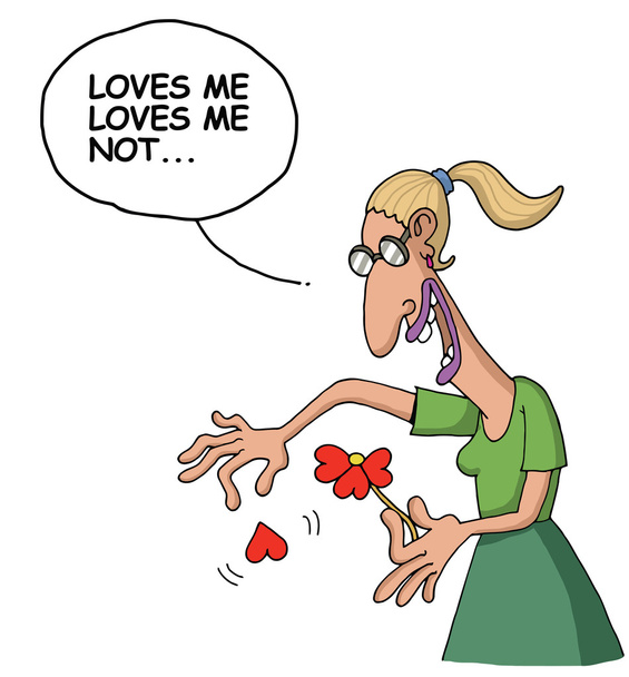 Caricature sur l'amour
 - Vecteur, image