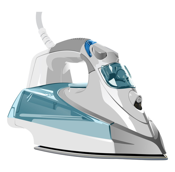 Electric iron - Vector, Image