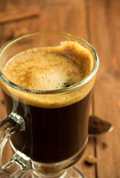 Close-up of cup of coffee - Foto, Imagem