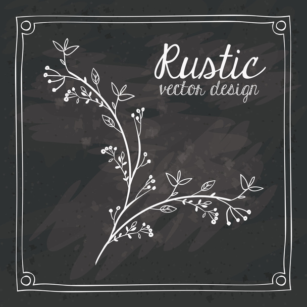 Rustic design  - Vector, Image