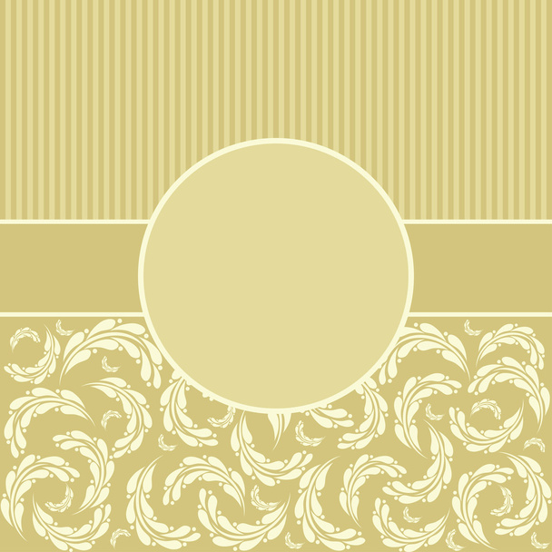 Vintage pattern for invitation or greeting card, - Vecteur, image
