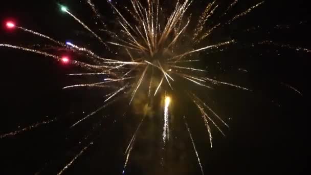 Nouvel an feux d'artifice - Séquence, vidéo
