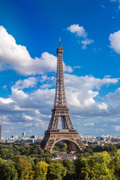 Aerial view of the Eiffel Tower in Paris - Fotó, kép