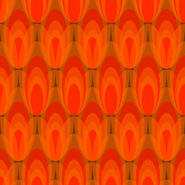 Tulipán patrón abstracto vector sin costura de fondo en el diseño rojo
 - Vector, Imagen