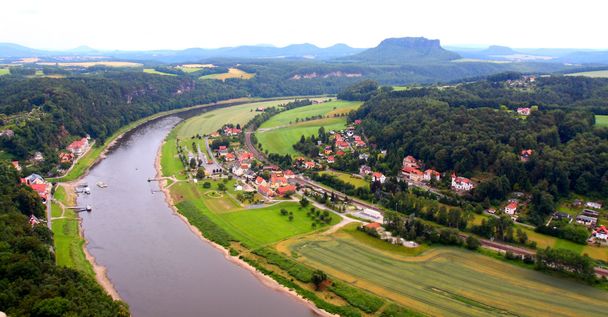 The view over Elbe. Germany - Foto, immagini