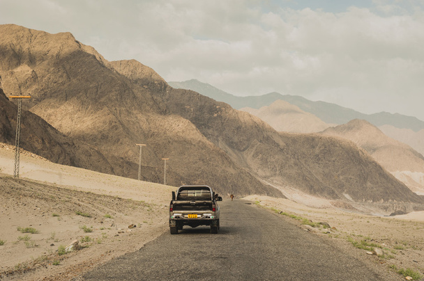 Karakorum Highway in Pakistan - Foto, afbeelding