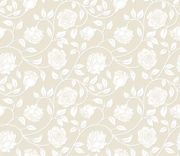 Floral seamless background. - Vector, Image