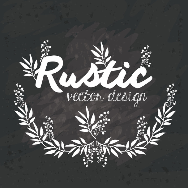 rustykalny design  - Wektor, obraz