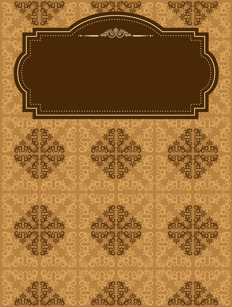 Vintage tapestry background. Vector - Vector, Image
