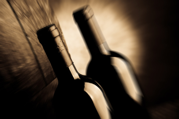 fine wine - blurred style photo - 写真・画像