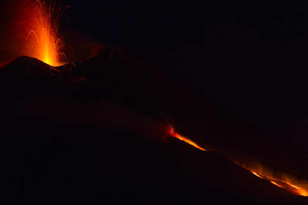Etna night - Photo, Image