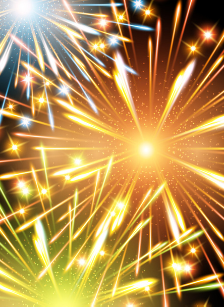 Background fireworks fire color - Vector, Image