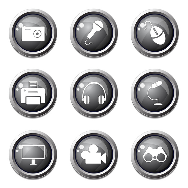 Electronic Equipment Icon Set - Вектор, зображення