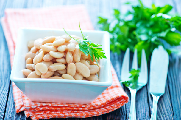 White beans in bowl - Zdjęcie, obraz