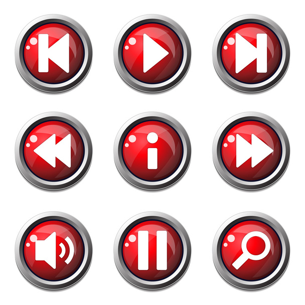 Multimedia Controller Icon Set - Vecteur, image