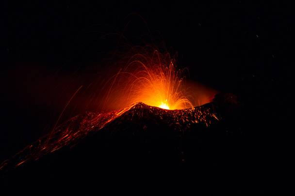 Volcano fire - Photo, Image