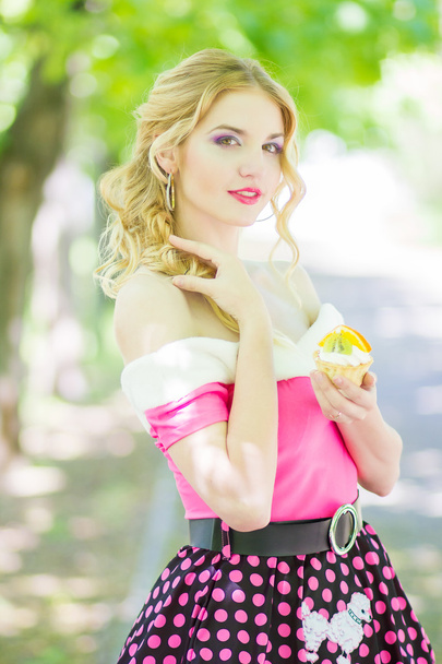 Portrait of a beautiful young blonde woman - Fotografie, Obrázek