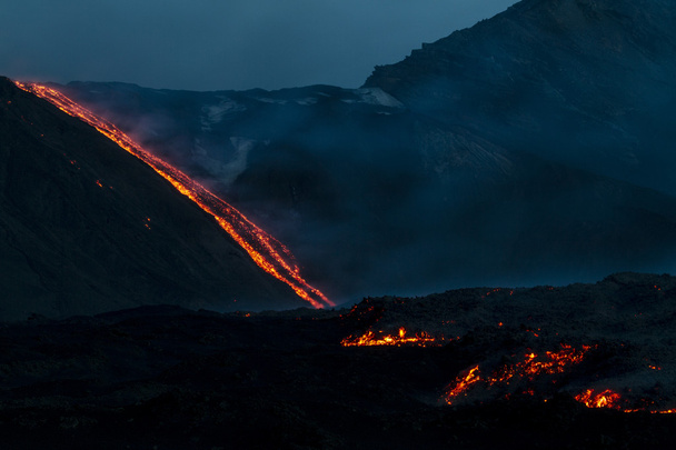 Lava flowing - Photo, Image