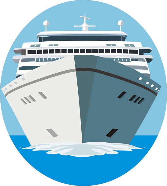Cruise ship - Vector, Image